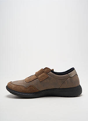 Chaussures de confort tissage satiné talon plat jusqu'à 3cm marron ROAL femme