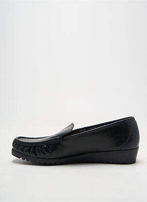 Mocassins voute plantaire talon plat jusqu'à 3cm noir BOISSY femme