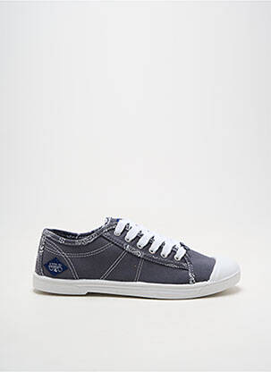 Baskets bout rond talon plat jusqu'à 3cm gris LE TEMPS DES CERISES femme