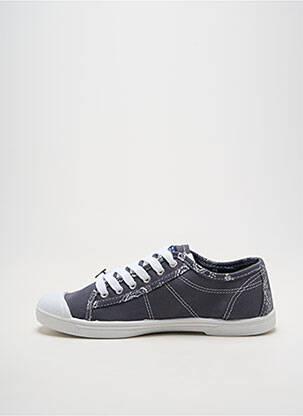 Baskets bout rond talon plat jusqu'à 3cm gris LE TEMPS DES CERISES femme