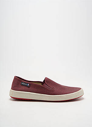 Slip ons talon plat jusqu'à 3cm violet AIRPLUM femme