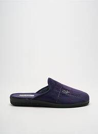 Chaussons/pantoufles bout rond bout rond bleu ROAL homme