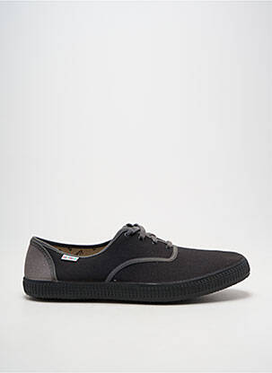 Baskets bout rond bout rond noir VICTORIA homme