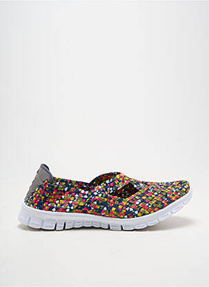 Ballerines bout rond talon plat jusqu'à 3cm bleu ROCK SPRING femme