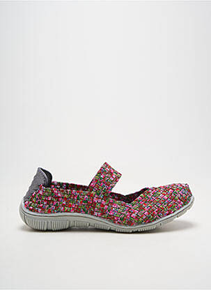 Ballerines type de semelle amortissante talon plat jusqu'à 3cm rose ROCK SPRING femme