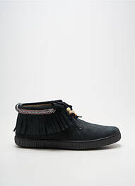 Bottines/boots bout rond talon plat jusqu'à 3cm noir VICTORIA femme