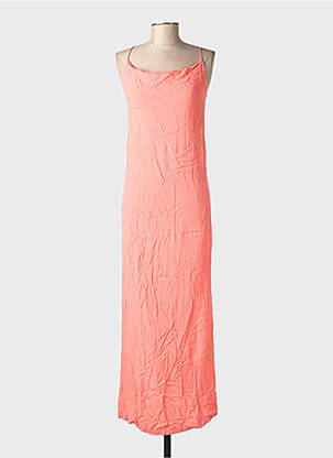 Robe longue sans manche sans manche orange KARMA KOMA femme