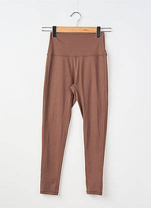 Legging stretch taille normale marron BERLOOK femme