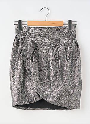 Jupe courte doublure argent H&M X ISABEL MARANT femme