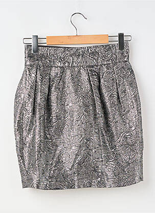 Jupe courte doublure argent H&M X ISABEL MARANT femme