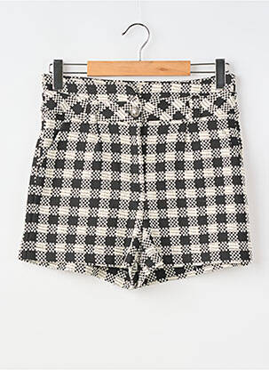 Short fermeture zippée sous rabat boutonné taille normale noir LENNY B femme