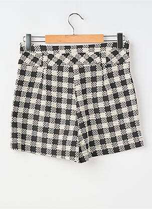 Short fermeture zippée sous rabat boutonné taille normale noir LENNY B femme