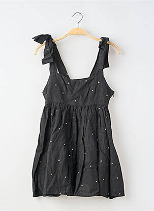 Tunique sans manche sans manche noir FLOLOVE femme