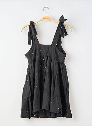 Tunique sans manche sans manche noir FLOLOVE femme