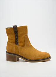 Bottines/boots bout rond talon de 4 à 6cm jaune MKD femme
