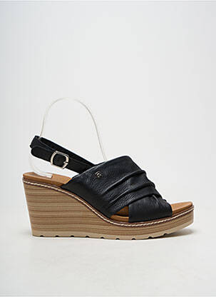 Sandales/nu pieds talon compensé talon de 7 à 9cm noir CARMELA femme