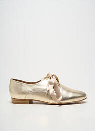 Derbies matière lisse talon plat jusqu'à 3cm or LOLLIPOPS femme