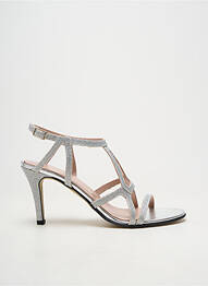 Sandales/nu pieds talon aiguille talon de 7 à 9cm argent LOLLIPOPS femme