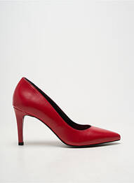 Escarpins matière lisse talon de 7 à 9cm rouge LOLLIPOPS femme