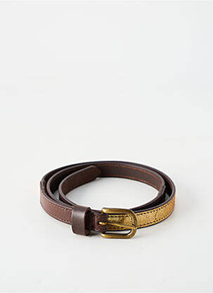 Ceinture effet matière satinée or LITTLE WINGS femme
