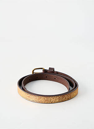 Ceinture effet matière satinée or LITTLE WINGS femme