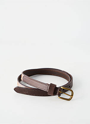 Ceinture effet matière satinée argent LITTLE WINGS femme