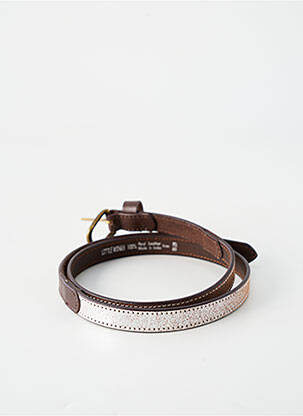 Ceinture effet matière satinée argent LITTLE WINGS femme
