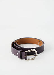 Ceinture coutures renforcées marron LITTLE WINGS femme