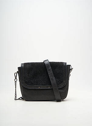 Sac fermeture fermeture aimantée forme carré noir LITTLE WINGS femme