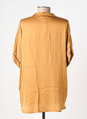 Chemisier coupe fluide manches courtes or PAKO LITTO femme