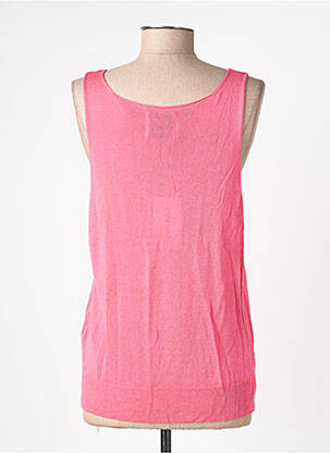 Top coupe fluide fines bretelles rose STUDIO PARISIEN femme