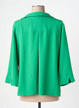 Blouse manches longues manches longues vert ANNA MUR femme