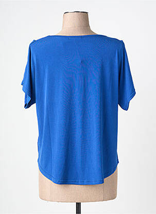 Top manches courtes manches courtes bleu GENUINE femme