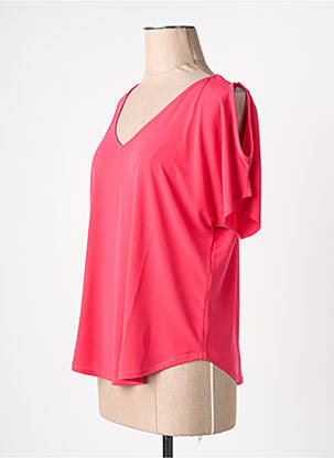 Top manches courtes manches courtes rose GENUINE femme