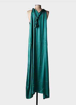 Robe longue sans manche sans manche vert GRACE & MILA femme