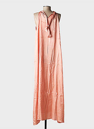 Robe longue sans manche sans manche rose GRACE & MILA femme