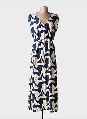 Robe courte sans manche sans manche bleu GRACE & MILA femme