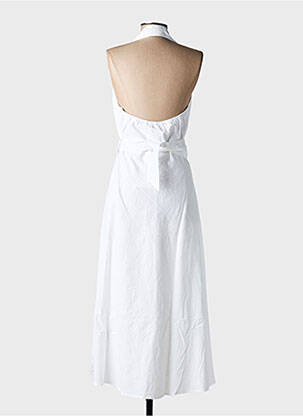 Robe longue sans manche sans manche blanc GRACE & MILA femme