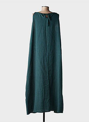 Robe longue sans manche sans manche vert GRACE & MILA femme