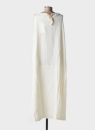 Robe longue sans manche sans manche blanc GRACE & MILA femme