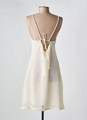 Robe courte sans manche sans manche beige GRACE & MILA femme