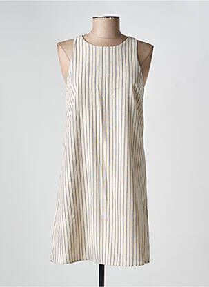 Robe courte sans manche sans manche beige GRACE & MILA femme