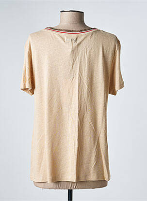 T-shirt coupe droite manches courtes beige FREEMAN T.PORTER femme