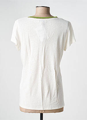 T-shirt coupe droite manches courtes blanc FREEMAN T.PORTER femme