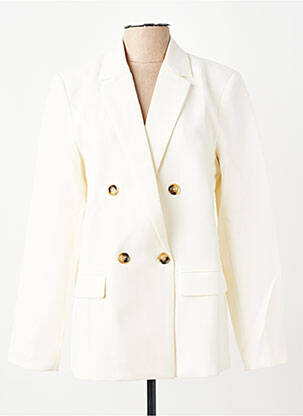 Blazer manches longues beige GRACE & MILA femme