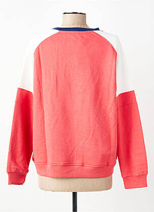 Sweat-shirt manches longues manches longues rouge C'EST BEAU LA VIE femme
