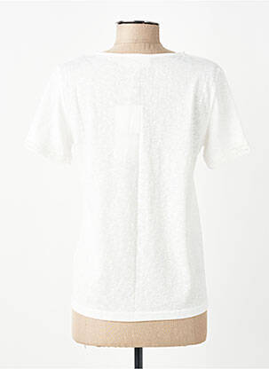 Top manches courtes manches courtes blanc GRACE & MILA femme