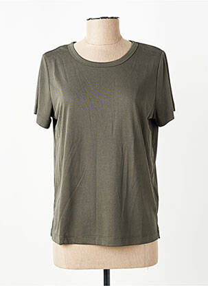 Top manches courtes manches courtes vert GRACE & MILA femme