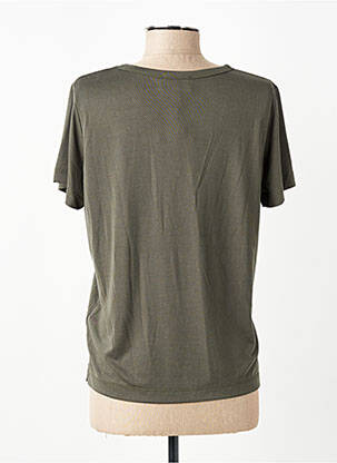 Top manches courtes manches courtes vert GRACE & MILA femme