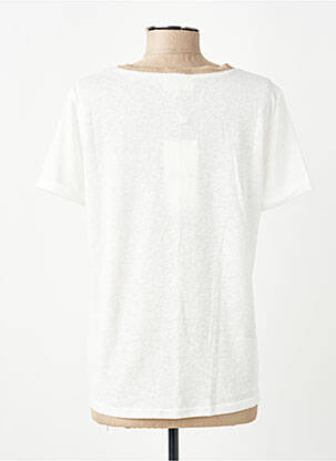 Top manches courtes manches courtes blanc GRACE & MILA femme